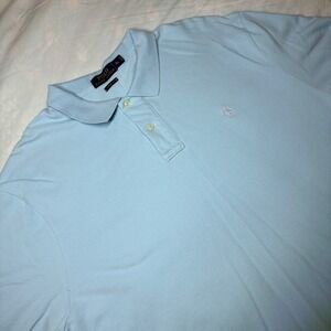 Polo Ralph Lauren Mens XL Classic Fit Light Blue Cotton Pique Polo Shirt RN41381